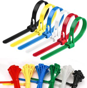 สายรัดเคเบิลไนลอนแบบล็อคตัวเองได้ แข็งแรง ทนทาน สีสันสดใส 100 ชิ้น ไม่แตกหักง่าย สำหรับใช้ในโรงเรียน สนามเด็กเล่น - Product Image 1