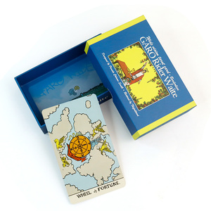 Caja con Tapa y Base para Cartas de <span class=keywords><strong>Tarot</strong></span> Horizontales con Guía, Impresión Personalizada al por Mayor, Mazo de Cartas de <span class=keywords><strong>Tarot</strong></span> Personalizadas - Product Image 5