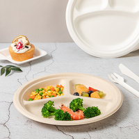 Dites non au plastique : Assiettes compostables, assiettes jetables