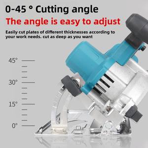 ชุดเลื่อยวงเดือนไฟฟ้าลิเธียมแบบพกพาไร้<span class=keywords><strong>สาย</strong></span>เครื่องมือไฟฟ้าสำหรับใช้ในบ้าน - Product Image 3