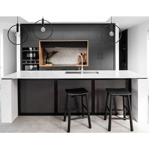 索菲亚漆面模块化厨房柜，带内置储藏柜，免费设计，德国制造MDF大理石台面水槽 - Product Image 3