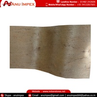 Nouvelle Arrivée Revêtement Mural Fin en Pierre Naturelle Flexible pour Bâtiments de Bureau Modernes Couleur Cuivre Anu Impex Prix