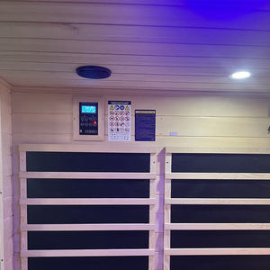 Традиционная гибридная инфракрасная сауна из цельного канадского кедра на 1-4 человека с полным спектром излучения для улицы, в продаже - Product Image 4