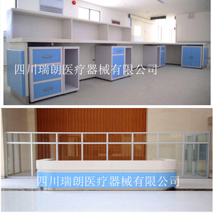 Mostrador de Recepción Médica Sichuan Ruilang, Estación de Trabajo para Enfermeras de Hospital, Escritorio de Oficina Personalizado para Uso Clínico - Product Image 2
