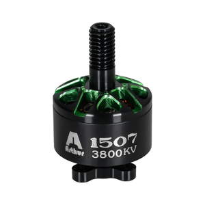 Flashhobby มอเตอร์ไร้แปรงถ่าน6-12วินาที1507 3800KV ปรับแต่งได้ KV ระยะไกลอุปกรณ์เสริมโดรนแข่งขัน FPV สีดำ - Product Image 2