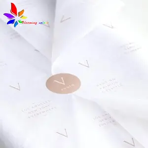 Papel do tecido do ácido 17gsm impresso personalizado excelente