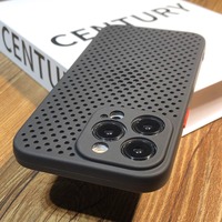 Ultra Mince Anti-Drop 12 Soft Silicone Sports Mobile Phone Case Phone Grip Respirant Cooling for Summer Compatible for 11 Pro