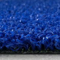 Pas cher prix bleu/gris/rouge/violet/brun gazon artificiel mur extérieur paysage décor gazon synthétique tapis d'herbe