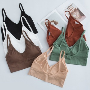 En gros Big U Beauty <span class=keywords><strong>Soutien</strong></span>-<span class=keywords><strong>gorge</strong></span> sans couture <span class=keywords><strong>enveloppant</strong></span> sans bretelles, à fines bretelles, sans armatures, dos lacé, bonnet triangle - Product Image 4