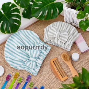 Gorro de Microfibra para Secar el Cabello con Logotipo Personalizado, Gorro de Secado Rápido con Lazo, Toalla Suave para Hombres y Mujeres con Cabello Largo y Rizado - Product Image 6