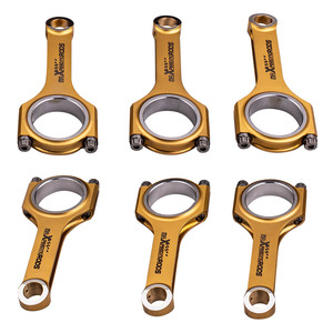 Bielas de Conexión en H Titanizadas MaXpeedingrods con Pernos ARP 2000 para <span class=keywords><strong>BMW</strong></span> N54B30 <span class=keywords><strong>3.0</strong></span> E90 E91 E92 145mm/5.709 - Product Image 2