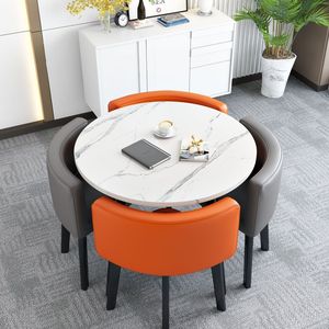 Đơn Giản Văn Phòng Giản Dị Nhỏ Đàm Phán Bảng Và Ghế Đặt Cho Kinh Doanh Cửa Hàng Hoặc Tiếp Tân Sử Dụng Giản Dị Bàn Ăn - Product Image 6