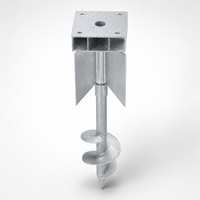 Pieu hélicoïdal multi-lames galvanisé à chaud sur mesure OEM pour fondations de construction