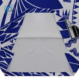 Saf Samoa özel toptan polinezya kabile dövme örgü erkek atletik spor t-shirt basketbol forması gömlek atlet - Product Image 6