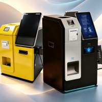 Recycleur de billets multilingue avec écran tactile intelligent de 15,6 pouces pour centre de services publics, emballage d'exportation, livraison rapide