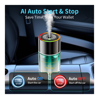 Diffuseur d'aromathérapie électrique USB pour voiture avec humidificateur sans eau rechargeable et lumière LED pour les huiles essentielles à usage hôtelier