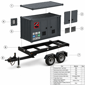 เครื่องกำเนิดไฟฟ้าดีเซลแบบระบายความร้อนด้วยน้ำ เงียบ 20KW 24KW เครื่องยนต์อีซูซุ ได้รับการรับรองมาตรฐาน CE PEA สตาร์ทไฟฟ้า 3 เฟส สำหรับการชลประทานทางการเกษตร - Product Image 2