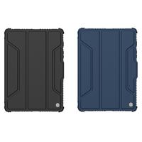 Housses de tablette antichoc Nillkin pour Samsung Tab S7 avec étui à rabat en cuir protecteur Camara avec béquille pour Tab S8 S8Plus