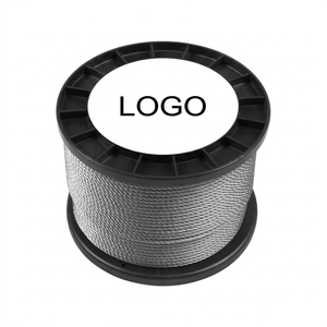 Câble <span class=keywords><strong>en</strong></span> acier inoxydable 7x7 <span class=keywords><strong>en</strong></span> spirale pour bricolage, garde-corps de terrasse, clôture, corde à linge, applications marines et extérieures - Product Image 5