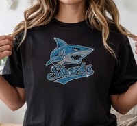 Patchs thermocollants de haute qualité, motifs animaux requins de dessin animé, prêts à expédier