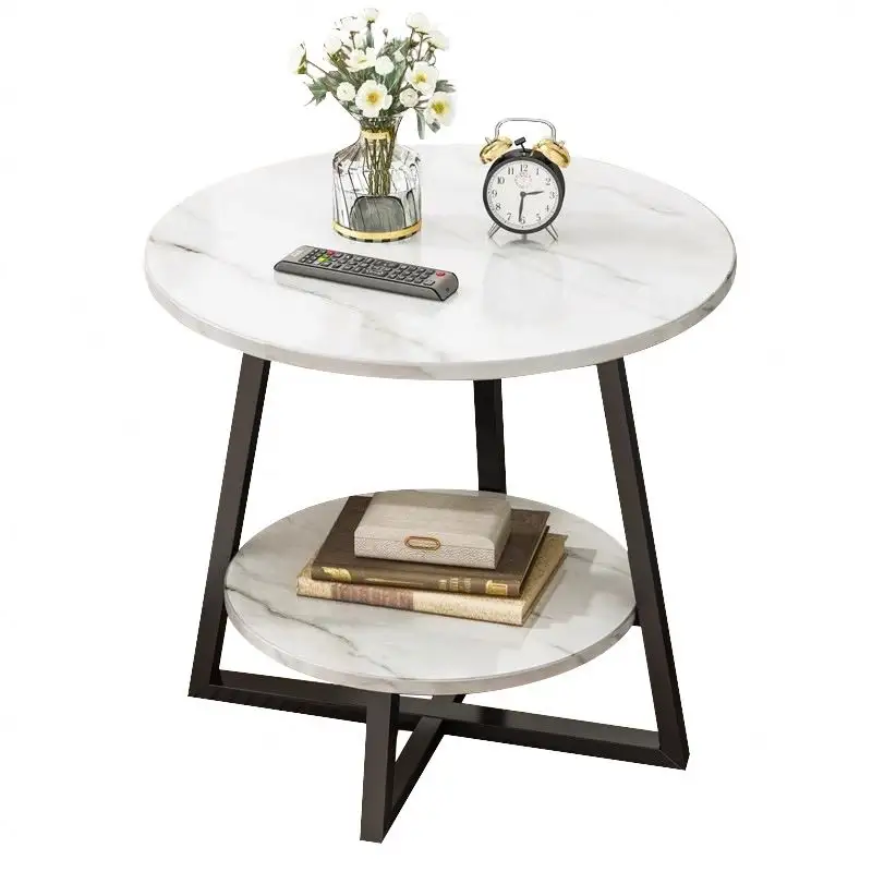 Modern Simple Neoclassical Luxury Tea Table Designer High-End Furniture Hotel Hardware Tea Table