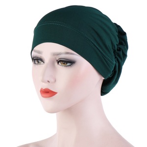 Peci Muslim Penutup Kepala, Penutup Kepala Tidur, <span class=keywords><strong>Hijab</strong></span> Poliester Solid, Penutup Kepala Bernapas, <span class=keywords><strong>Turban</strong></span>, Headband, <span class=keywords><strong>Turban</strong></span> Dubai, <span class=keywords><strong>Turban</strong></span> Nigeria untuk Wanita - Product Image 1
