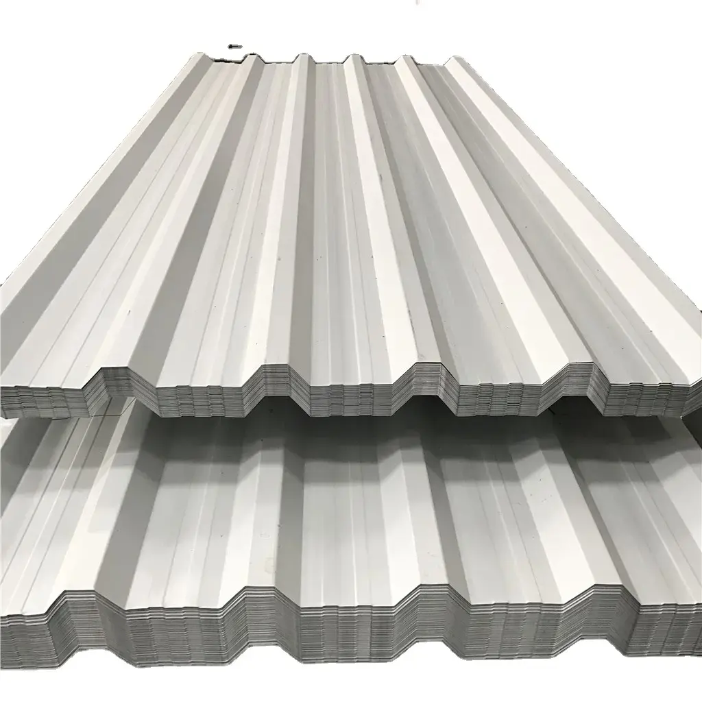 0.12mm Prepainted Galvanized Ppgi Corrugated Steel Roofing Sheets For Construction
