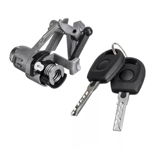 Cilindro de Cerradura Cilíndrico para Maletero de Volkswagen 1J6827297G 1J6827297K con 2 Llaves, Acabado Zincado - Product Image 3