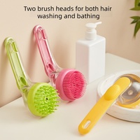 Accessoires pour animal Produit de toilettage Distributeur de shampoing Chien Chat Nettoyage Douche Brosse de bain pour animal