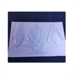 Stylish and Durable Beveled Edge Glass Decorative Artistic Beveled Glass for Ornament Art Glass Supply