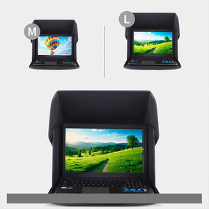 Housse de protection portable et pliable pour <span class=keywords><strong>ordinateur</strong></span> portable 14/16 pouces, <span class=keywords><strong>pare</strong></span>-<span class=keywords><strong>soleil</strong></span> et protection de confidentialité pour ordinateurs, idéale pour l'extérieur - Meilleures ventes - Product Image 4