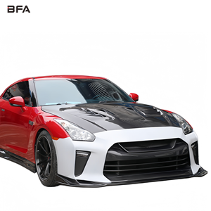 Paraurti Anteriore in Fibra di Carbonio Semi-Lavorata per Nissan GTR R35 Modelli dal <span class=keywords><strong>2008</strong></span> al <span class=keywords><strong>2019</strong></span> - Product Image 5