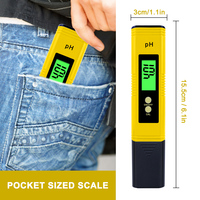 pH-mètre numérique LCD à rétroéclairage vert / Testeur pour sites expérimentaux / pH-mètre de type stylo pour aquarium, piscine, eau, vin