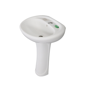 Lavabos <span class=keywords><strong>de</strong></span> Pedestal <span class=keywords><strong>de</strong></span> Cerámica Blancos <span class=keywords><strong>de</strong></span> Tamaño Pequeño a Precio Económico, Lavamanos Modernos con Pedestal para Baño - Product Image 2