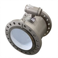 Electromagnetic Liquid Flow Meter for Water & Oil Applications Stainless Steel High Accuracy Flange Connectivity