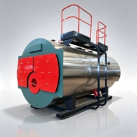 Chaudière à vapeur multi-combustibles à circulation naturelle horizontale à tubes d'eau, machine industrielle pour centrale de production de vapeur