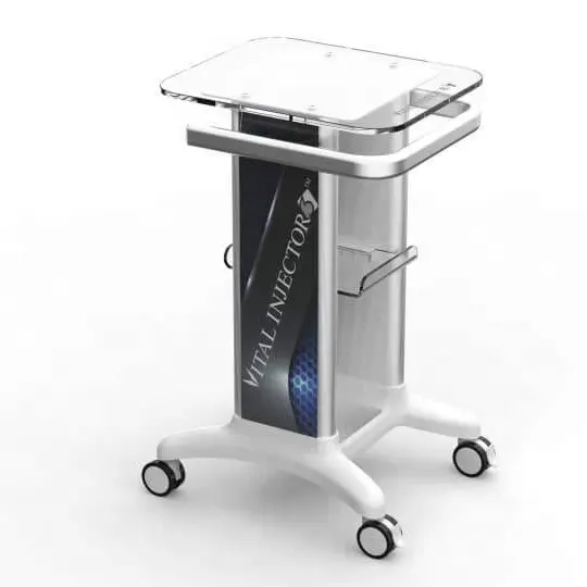 Aluminum Alloy Trolley Stand Assembled For Ultrasonic Cavitation RF Machines Salon Spa Beauty Tattoo Rolling Cart