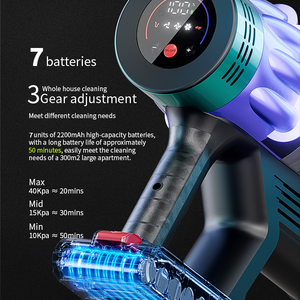 Offre Spéciale 50 minutes à faible bruit léger portable sans fil batterie voiture <span class=keywords><strong>cendre</strong></span> bâton <span class=keywords><strong>aspirateur</strong></span> pour la maison - Product Image 3
