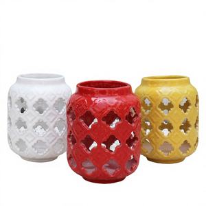 Macetas de Cerámica Esmaltada Decorativas para el Hogar y Jardín, con Logotipo Personalizado, Ecológicas, con Orificio de Drenaje, en Oferta - Product Image 1