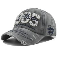 Topi Baseball Distressed Number Patch 1985 untuk Pria Wanita, Katun Dicuci, Retro, Model Dad Hat, Topi Pelindung Matahari Outdoor, Grosir