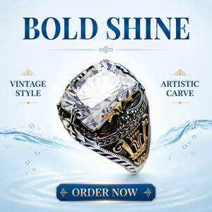 Wholesale Price Turkish Fashion Crystal Multiple Colors Saudi <strong>Arabic</strong> Gemstone Moroccan Silver Stainless Steel <strong>Rings</strong> for Men - Product Image 5