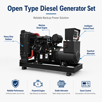 Générateur diesel à châssis ouvert 30 kW 38 kVA 220 V 50 Hz monophasé 4 cylindres à démarrage électrique pour l'irrigation agricole et le pompage
