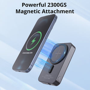 Power Bank Magnetico Sottile da 5000mAh 10000mAh - Ricarica Wireless 15W e Ricarica Rapida PD 20W per Utenti di Smartphone in Movimento - Product Image 2