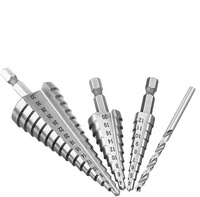 Foret étagé HSS au cobalt 4-32 mm pour outils électriques, pour le perçage de trous dans le métal, le plastique, le titane et les revêtements - Foret conique 4341 M2 M35