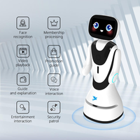 Robot d'accueil multifonctionnel IA avec fonction de recharge automatique et navigation laser pour services de réception et d'accompagnement