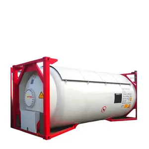 26000 Liters Electronic Gas DCS 20ft ISO Tank Container Price for Sale