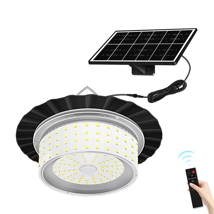 Remote Control Solar Pendant Light Outdoor 244 LED Hanging Solar Powered Shed Lights with 3m Cable Waterproof Indoor Garden Lamp
