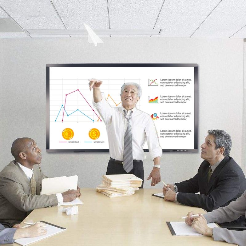 ORANGLES 55-Inch 4K Multi-Touch Smart Board | Interactive Electronic Whiteboard with 20-Point Touch, Android OS, Screen Mirroring for Schools & Classrooms – Kuwait - elegant presentation - exhibiting components - Image 6 of 6 | ideal for home | Discount on 55-Inch 4K Multi-Touch Smart Board | Interactive Electronic Whiteboard with 20-Point Touch, Android OS, Screen Mirroring for Schools & Classrooms – Kuwait Virginia | Free Shipping ORANGLES