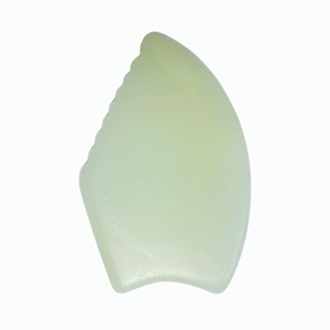 เครื่องมือเสริมความงาม หินหยกอัฟกานิสถาน แบบมีฟัน สำหรับนวดกัวซา - Product Image 1