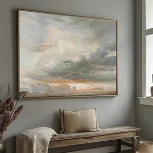 Peinture de nature morte originale, art mural moderne fait à la main, décoration intérieure, esthétique abstraite de luxe, toile acrylique texturée 3D - Product Image 2